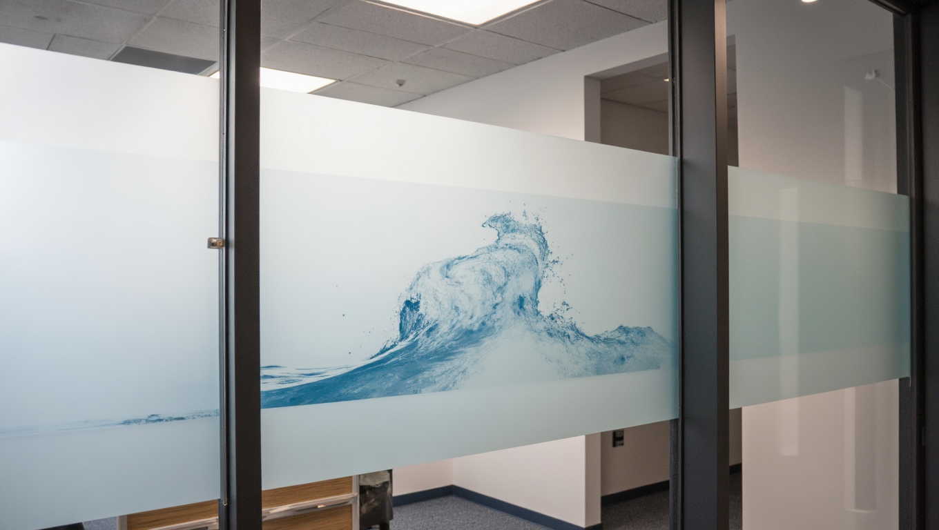 PROMPT: Modern retail store indoor signage: foam board standees, shelf talkers, window vinyl, clean lighting | SIZE: 1400x900